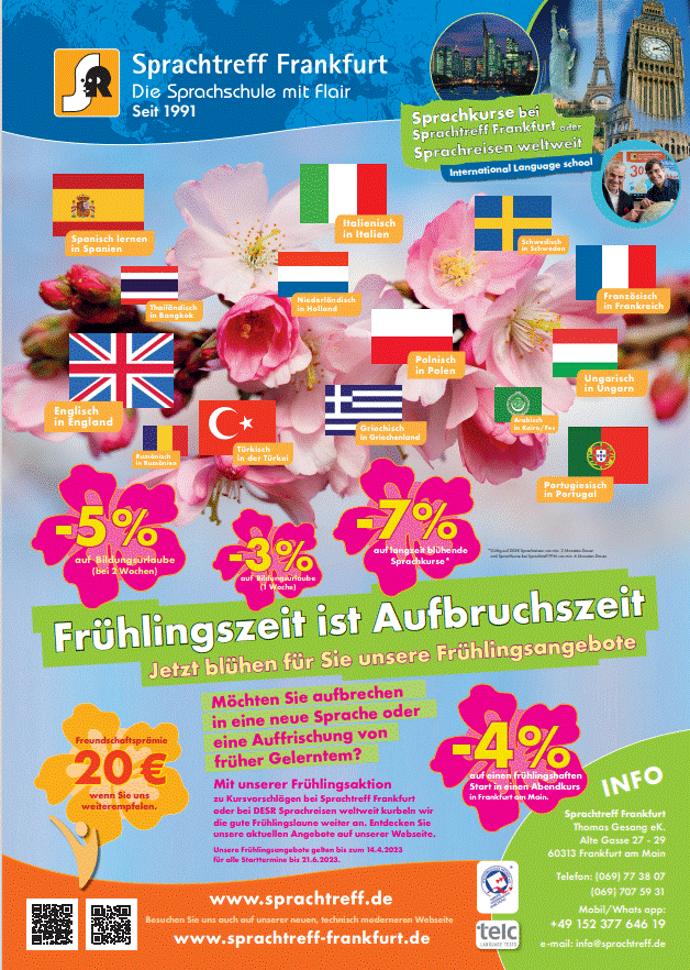 Sprachtreff Fr&uuml;hlingsangebot